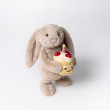 Jellycat | Bashful Beige Bunny 'Birthday'