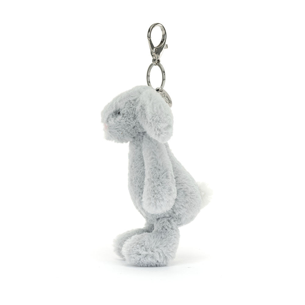 Jellycat | Bashful Silver Bunny Bag Charm