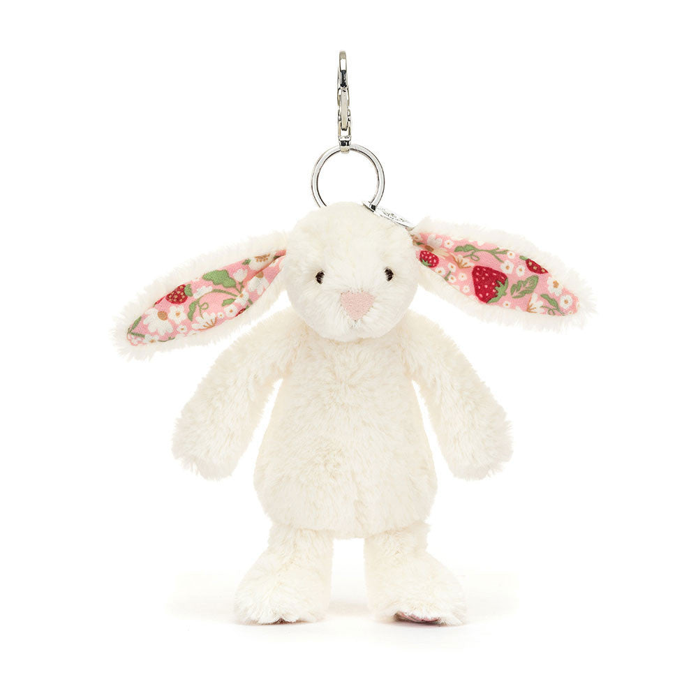 Jellycat | Blossom Cream Bunny 'Berry' Bag Charm