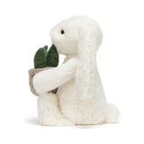 Jellycat | Cream Bunny with Plant