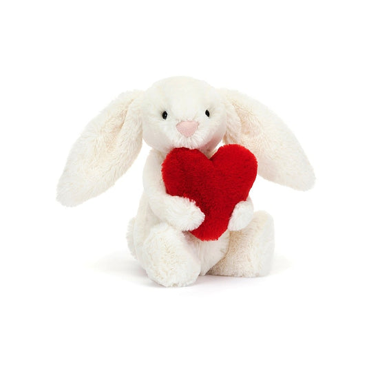 Jellycat | Bashful Red Love Heart Bunny Little