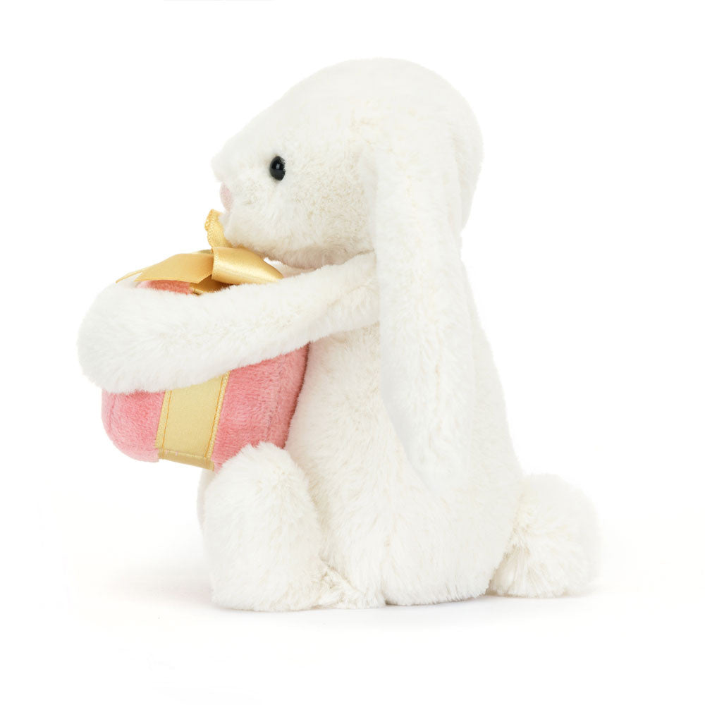 Jellycat | Bashful Bunny with Present Little