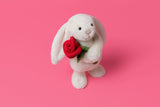 Jellycat | Cream Bunny with Rose