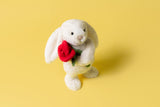 Jellycat | Cream Bunny with Rose