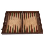 Backgammon | Naturkork mit roten und grünen Punkten | 48x30cm