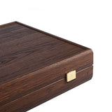 Backgammon | Naturkork mit roten und grünen Punkten | 48x30cm