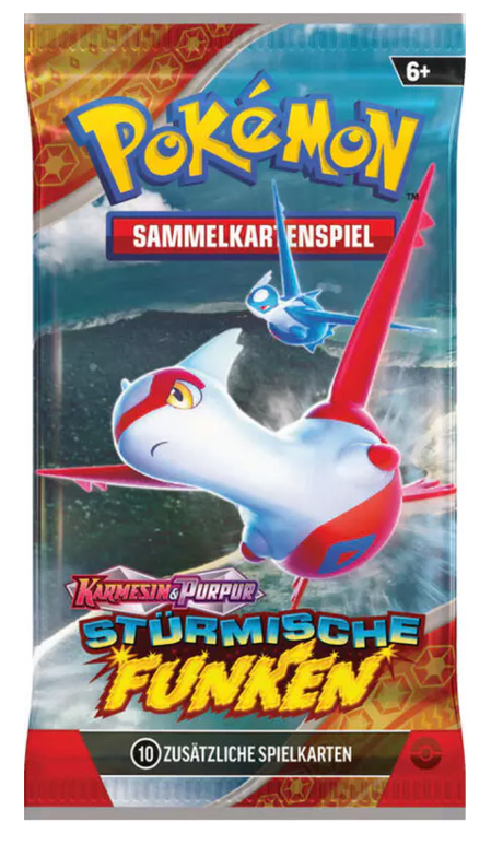 Pokémon | Karmesin Purpur Stürmische Funken Booster Pack (DE) KP08