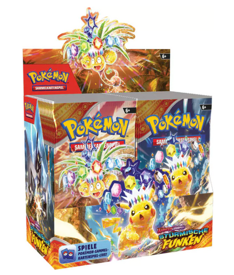 Pokémon | Karmesin Purpur Stürmische Funken Booster Pack (DE) KP08