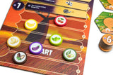 Click a Tree Brettspiel mit Obst-Token auf Spielplan