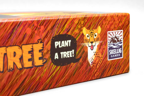 Click a Tree Brettspiel Skellig Games Verpackung mit Orang-Utan