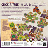 Click a Tree Brettspiel: Landschaftsplättchen, Früchte und Spielmaterial
