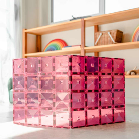 Connetix Magnetbausteine | Pastel | Basisplatten | Pink&Berry