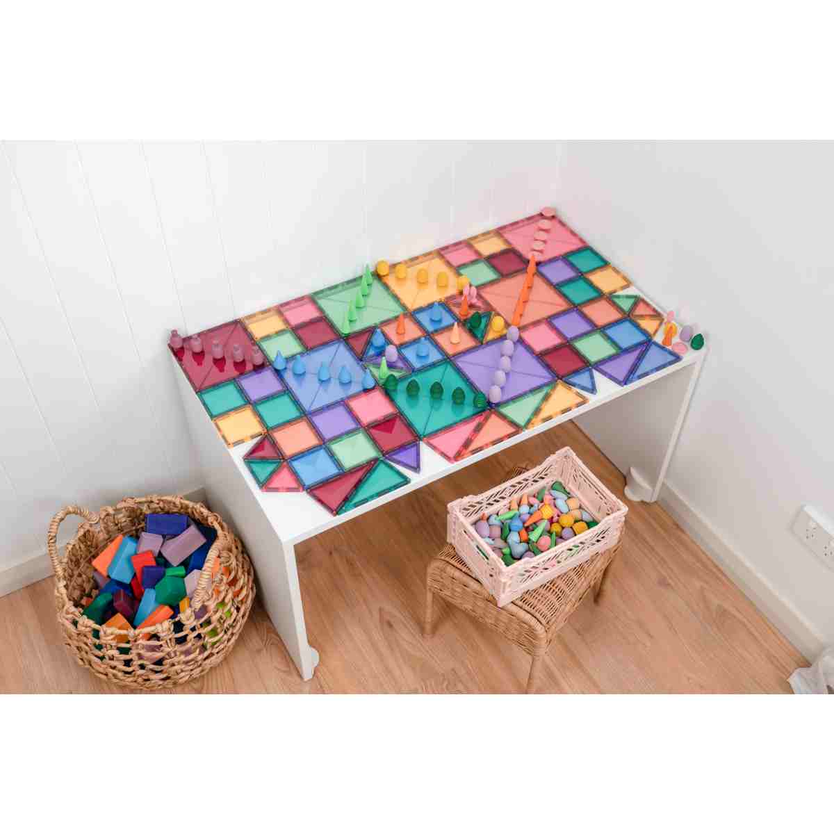 Connetix Magnetbausteine | Pastel | Starter Pack | 64 Teile