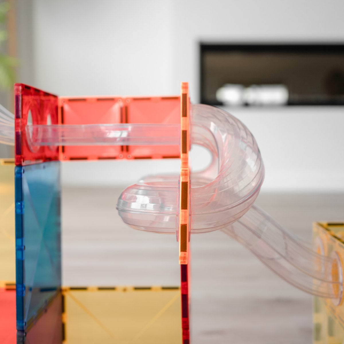 Connetix Magnetbausteine | Rainbow | Kugelbahn - Ball Run | Expansion Pack | 66 Teile