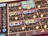 Daitoshi Brettspiel Spielboard mit Ressourcen-Plättchen und Spielerkomponenten