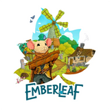 Emberleaf Brettspiel: Maus mit Gewehr, Windmühle, Dorf und Abenteuer