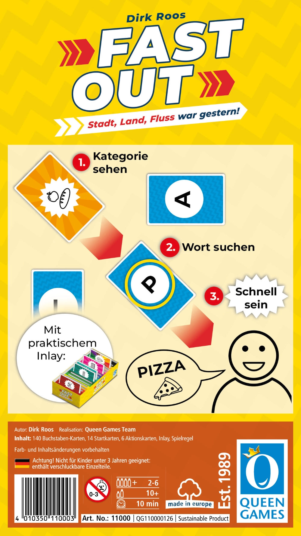Fast Out - Stadt, Land, Fluss war gestern | Queen Games