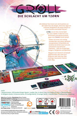GROLL Die Schlacht um Tzorn Brettspiel Frosted Games Spielbox Inhalt