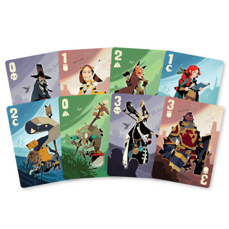 Board Game Circus | Heimliche Herrschaft -Bunte Spielkarten mit Charakteren und Zahlen für Board Game Circus Heimliche Herrschaft Duell