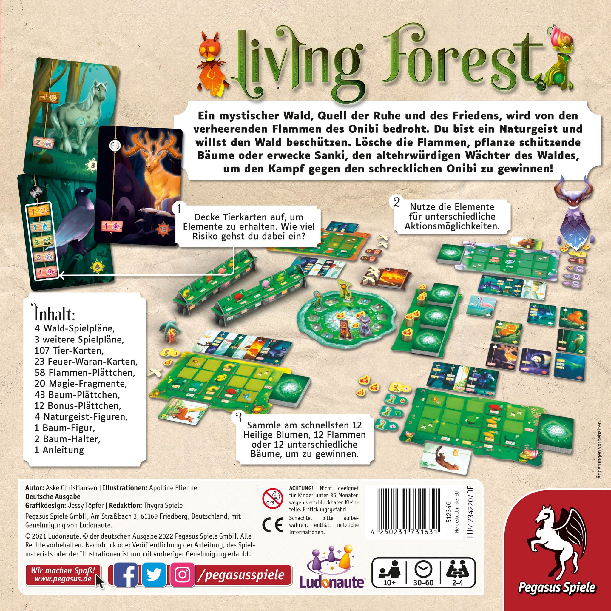 Pegasus Spiele | Living Forest | Kennerspiel des Jahres 2022