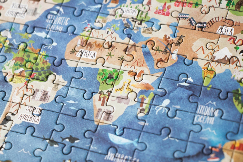Londji | Taschenpuzzle | Entdecke die Welt