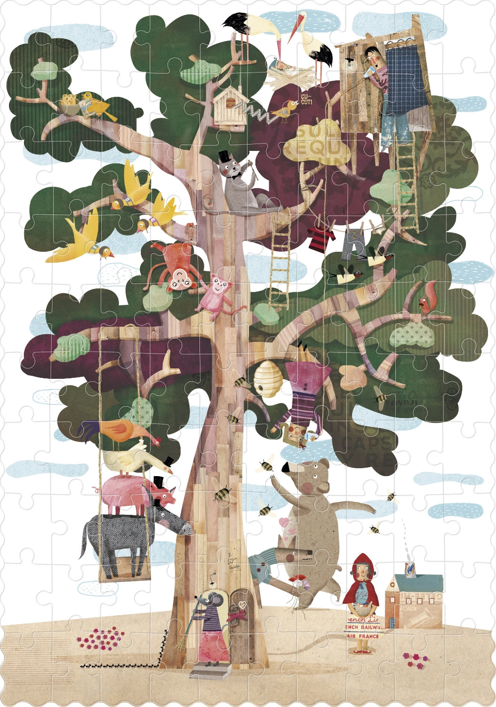 Londji | Taschenpuzzle | Mein Baum-Puzzle