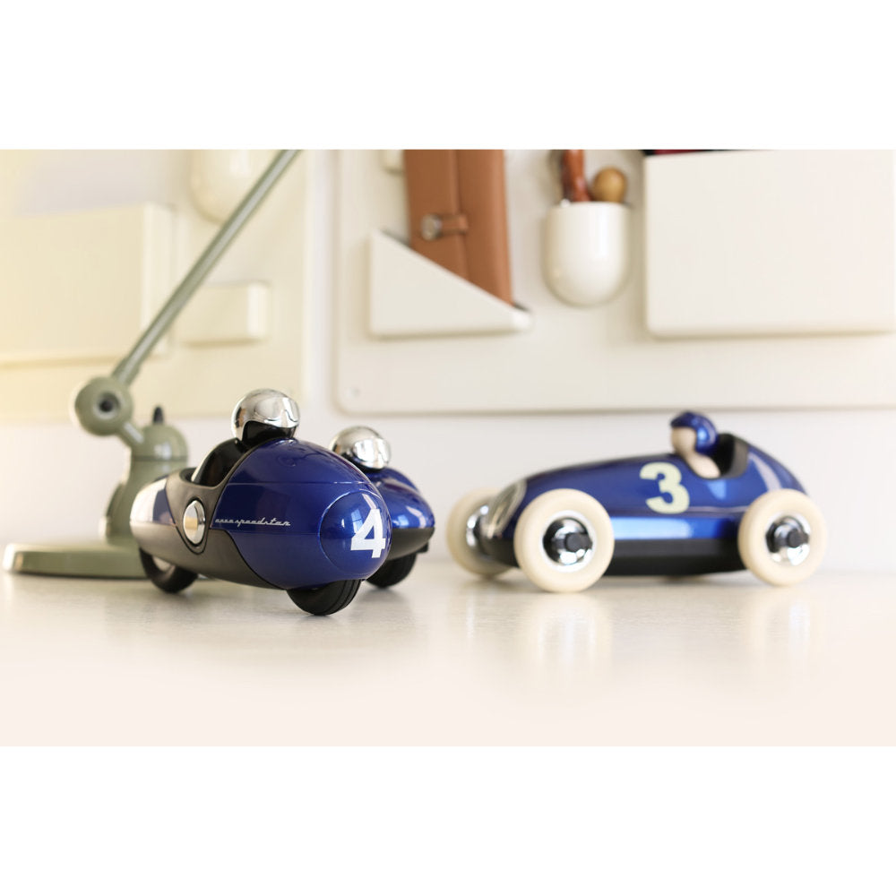 Playforever | Classics |  Bruno Racing Car Metallic Blue