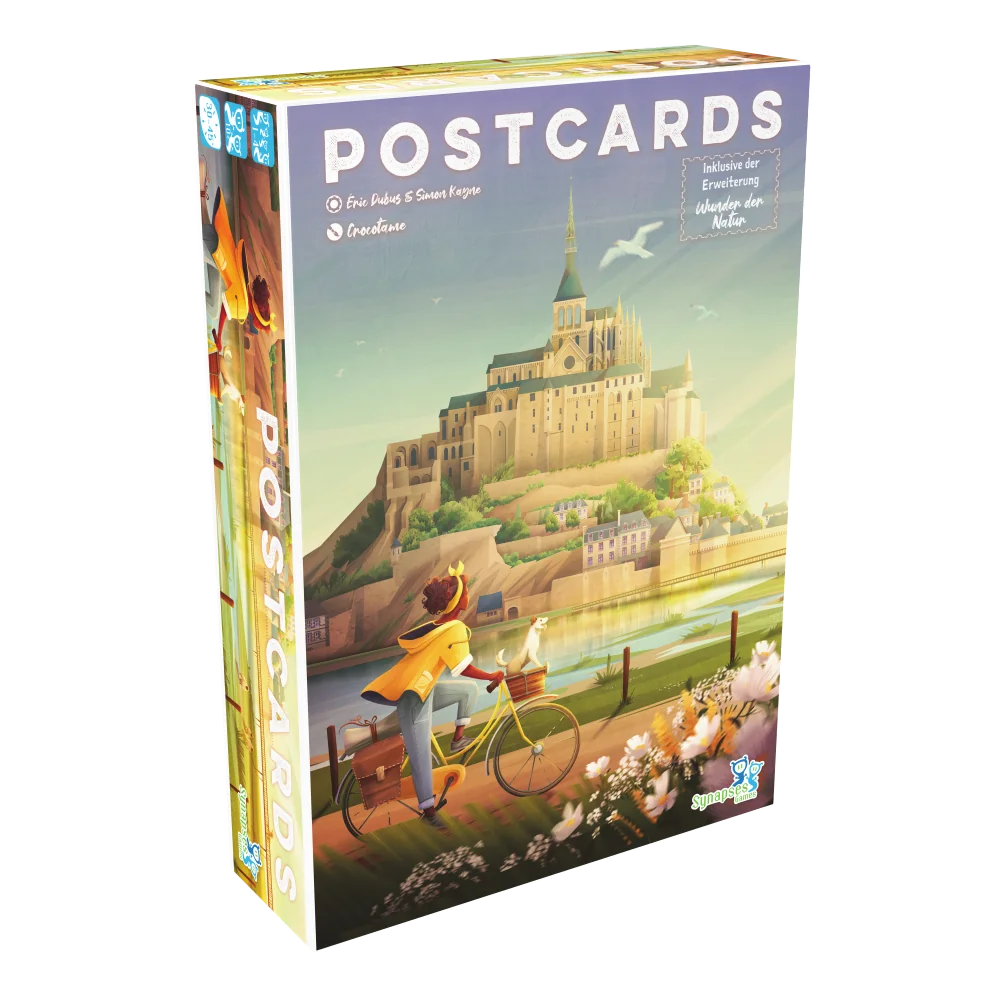Elznir Games & Suncore Games | Postcards | Brettspiel