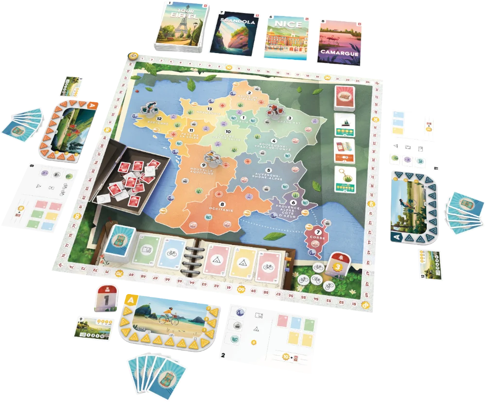 Elznir Games & Suncore Games | Postcards | Brettspiel