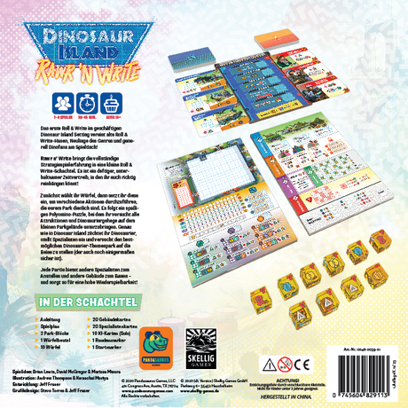 Dinosaur Island - Rawr n Write | Skellig Games