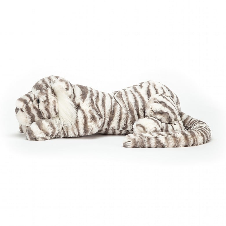 Jellycat | Sacha Snow Tiger | Really Big