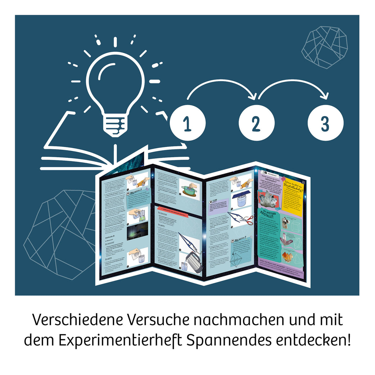 KOSMOS | Nachtleuchtender Kristall-Schatz