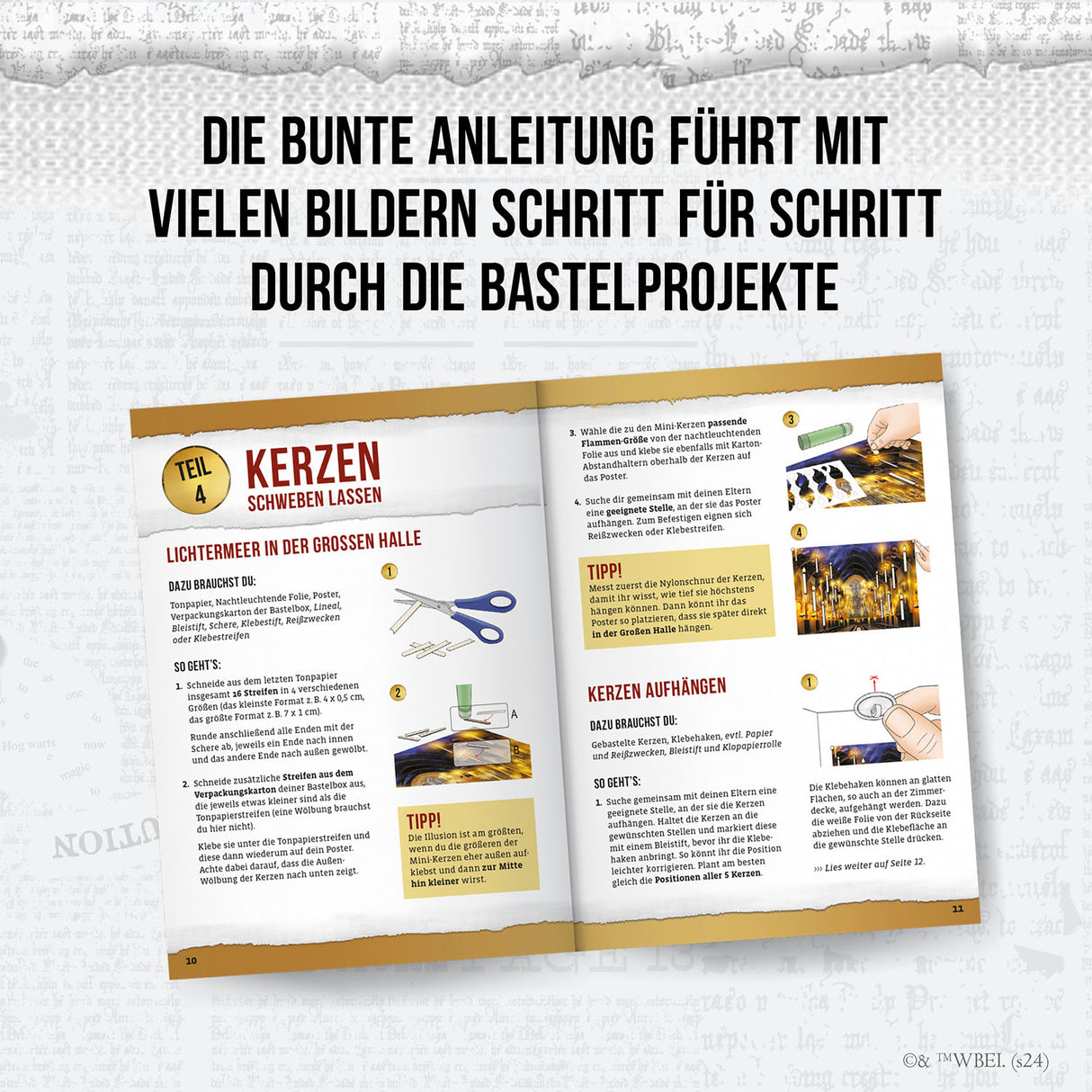 KOSMOS | Harry Potter - Schwebende Kerzen | Bastelset