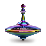 UFO Tops - Metal Spinning Top inspiriert von Roswell, NM UFO Sighting: Kosmisches Silber