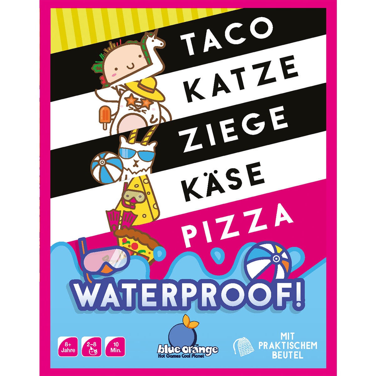 Blue Orange | Taco Katze Ziege Käse Pizza Waterproof!