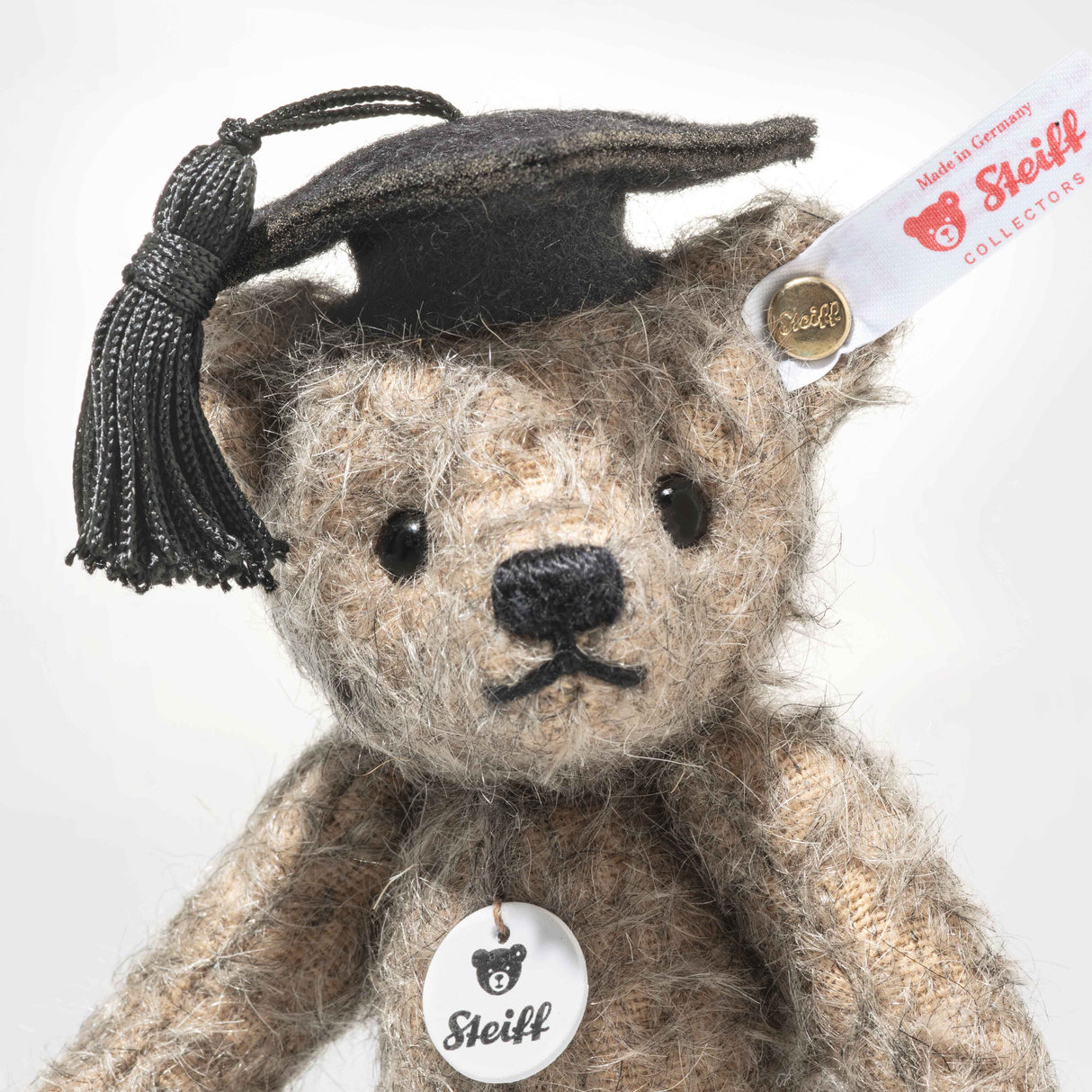 Steiff Teddybär - Graduation | 13cm - Mohair | antikcaramel