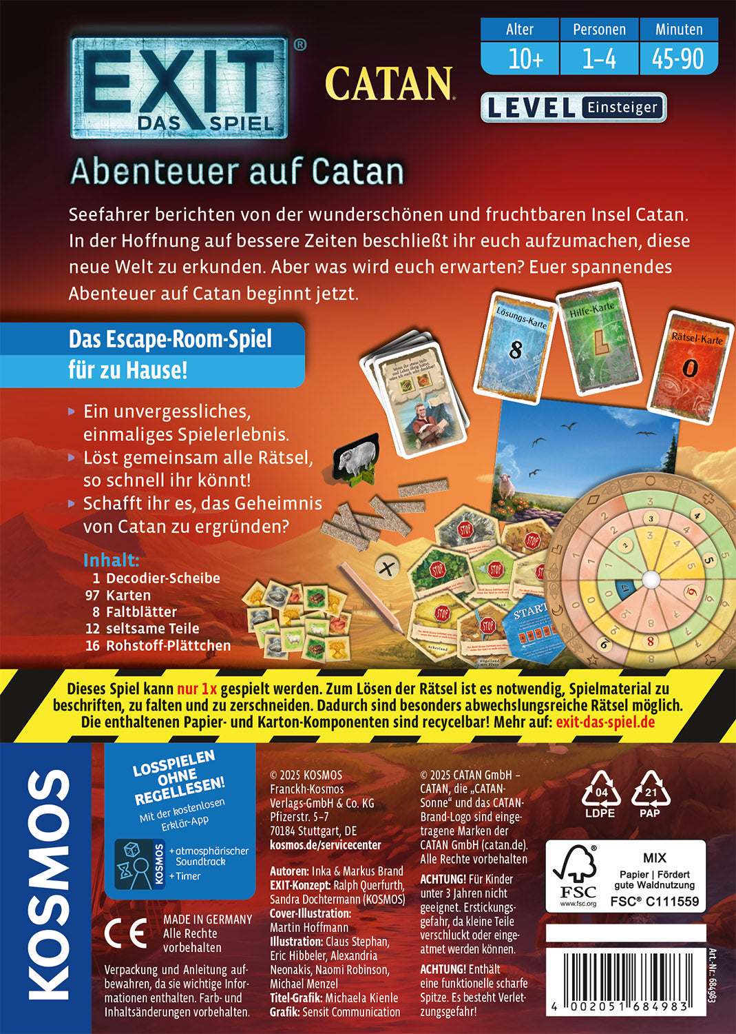 KOSMOS | EXIT® - Das Spiel: Abenteuer auf Catan