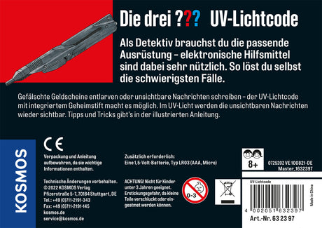 KOSMOS | Die drei ??? UV-Lichtcode