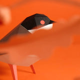 PLEGO - SYLVIA | Samtkopf-Grasmücke - Papiervogel
