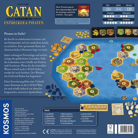 KOSMOS | CATAN - Entdecker & Piraten 2 - 4 Spieler