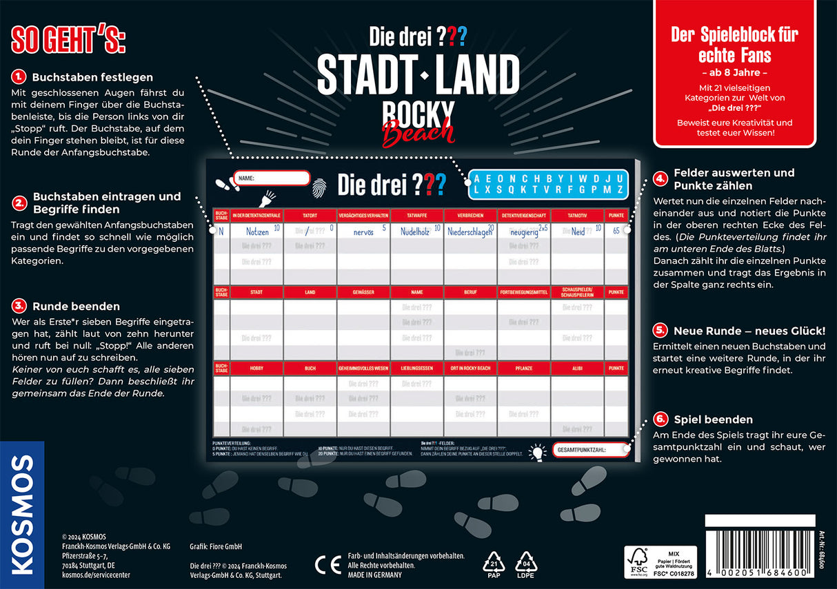 KOSMOS | Die drei ???: Stadt – Land – Rocky Beach