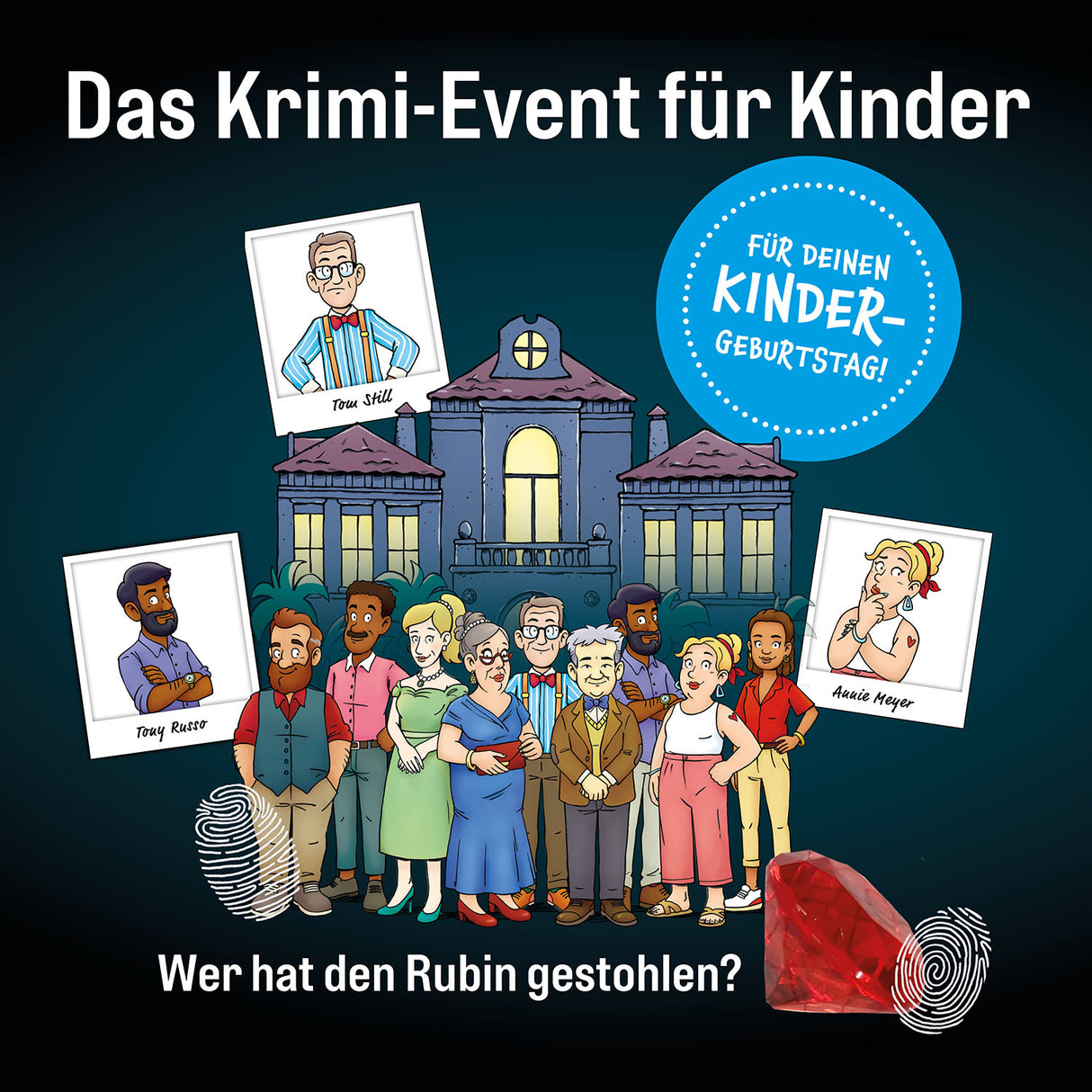 KOSMOS | Rätselparty: Die drei Fragezeichen Kids - Jagd nach dem Rubin