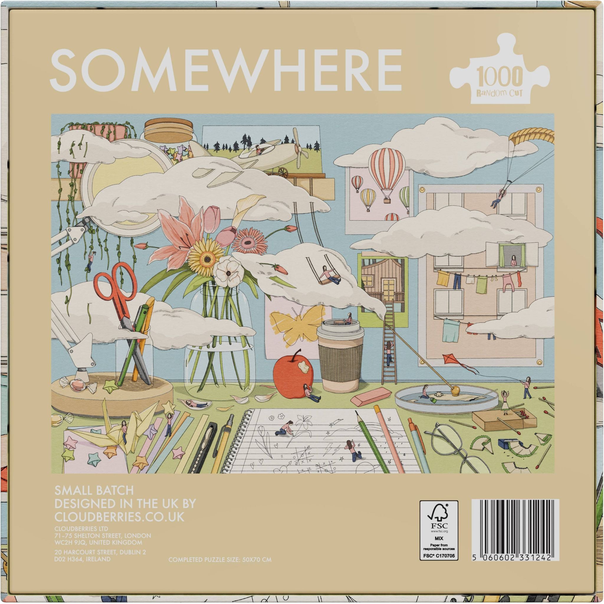 Cloudberries | Somewhere - Irgendwo | Puzzle | 1000 Teile | Kleinserie