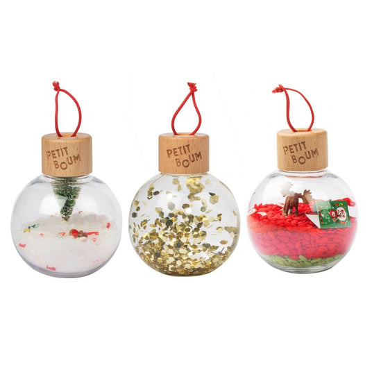 Coolkidz | PETIT BOUM | Set mit 3 Weihnachtskugeln