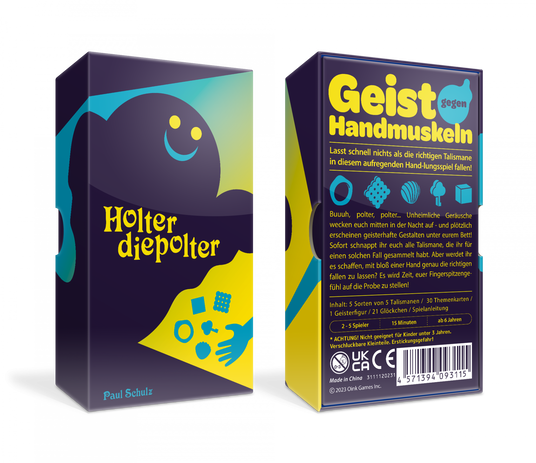 Holterdiepolter Kartenspiel Verpackung Vorder- und Rückseite