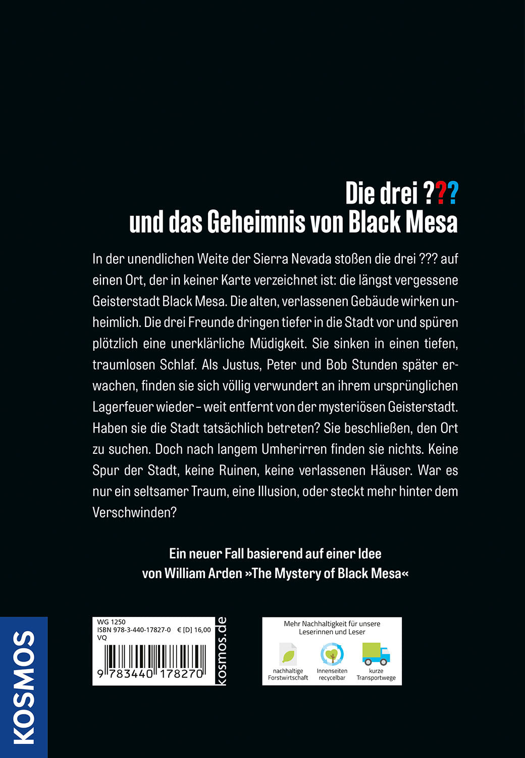 KOSMOS | Die drei ???  und das Geheimnis von Black Mesa