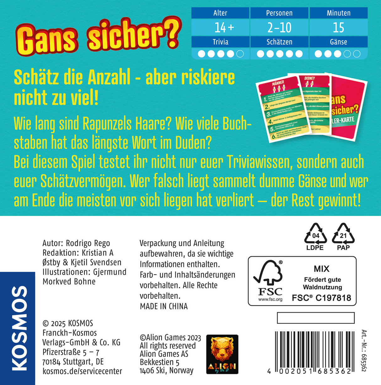 KOSMOS | Gans sicher?