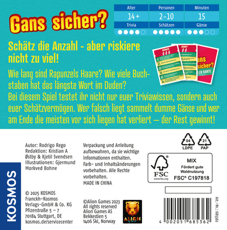 KOSMOS | Gans sicher?