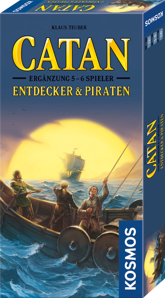 KOSMOS | CATAN - Ergänzung 5-6 Spieler - Entdecker & Piraten