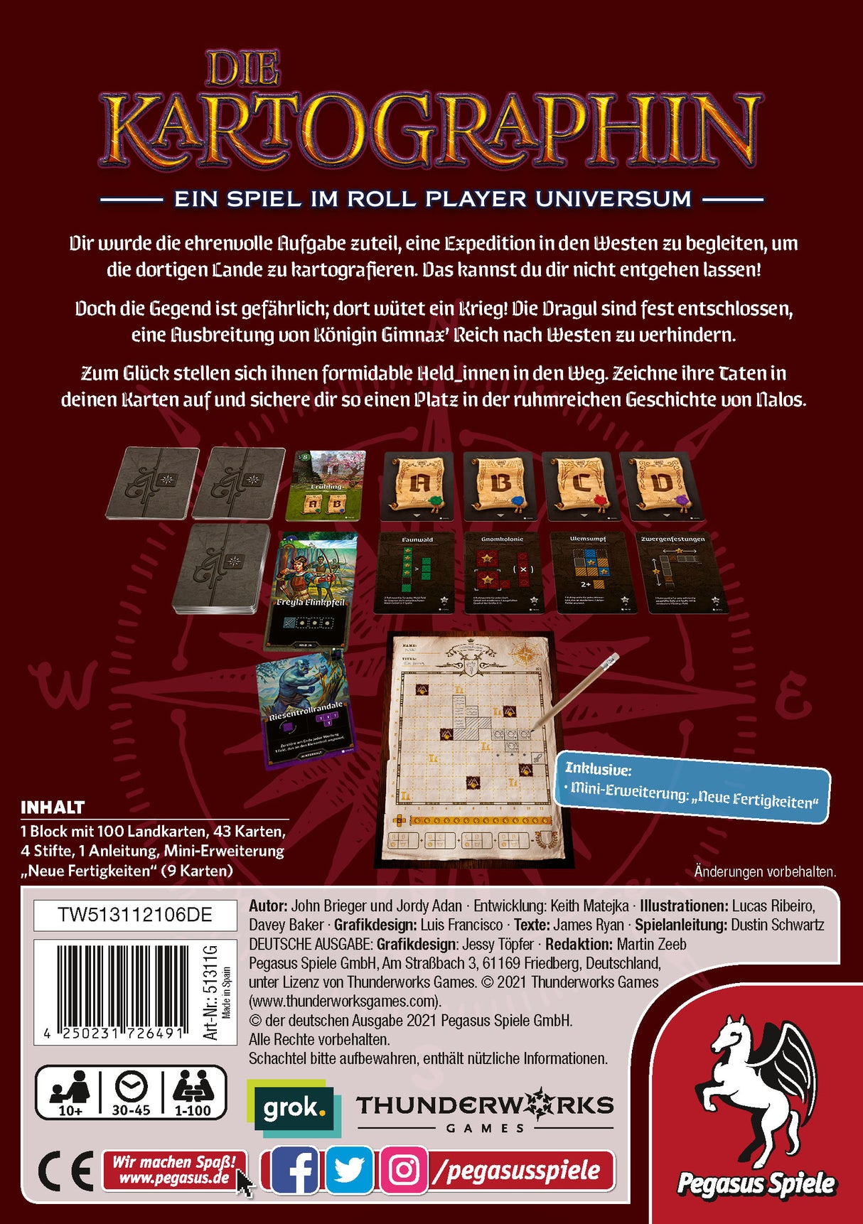 Pegasus Spiele | Die Kartographin